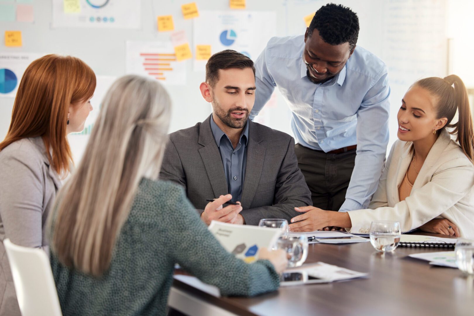 Business team in a meeting